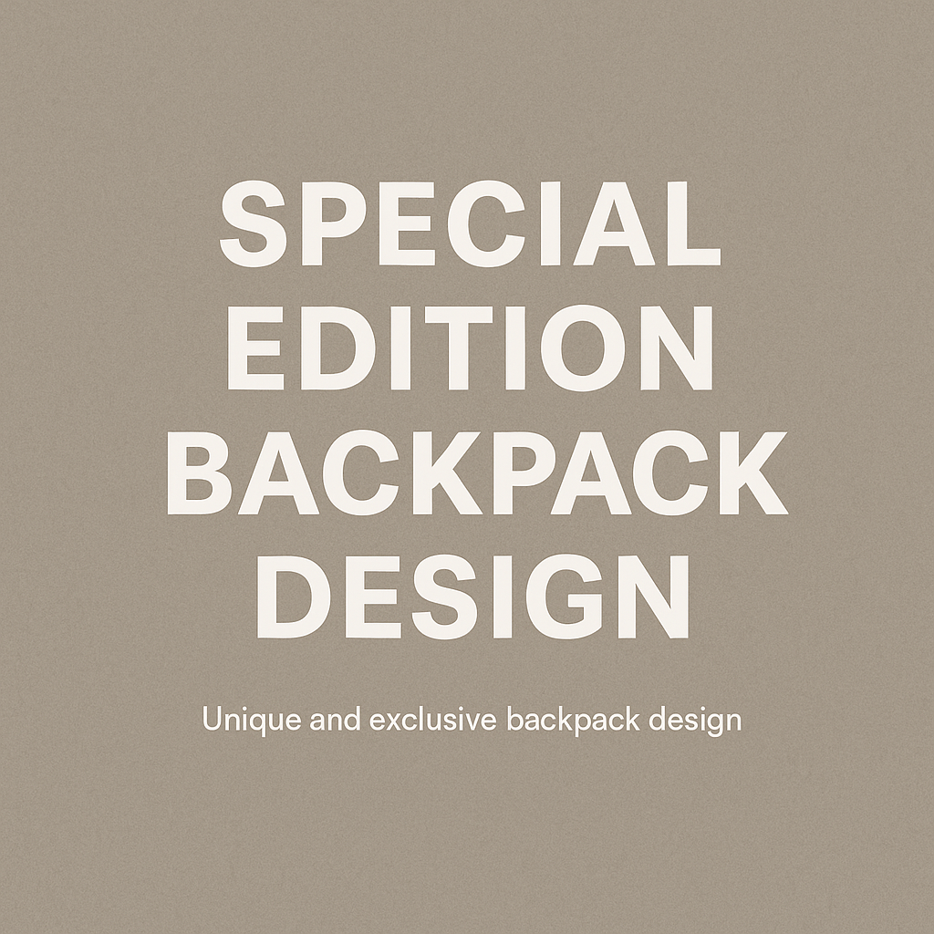 Special Edition Backpack Design
